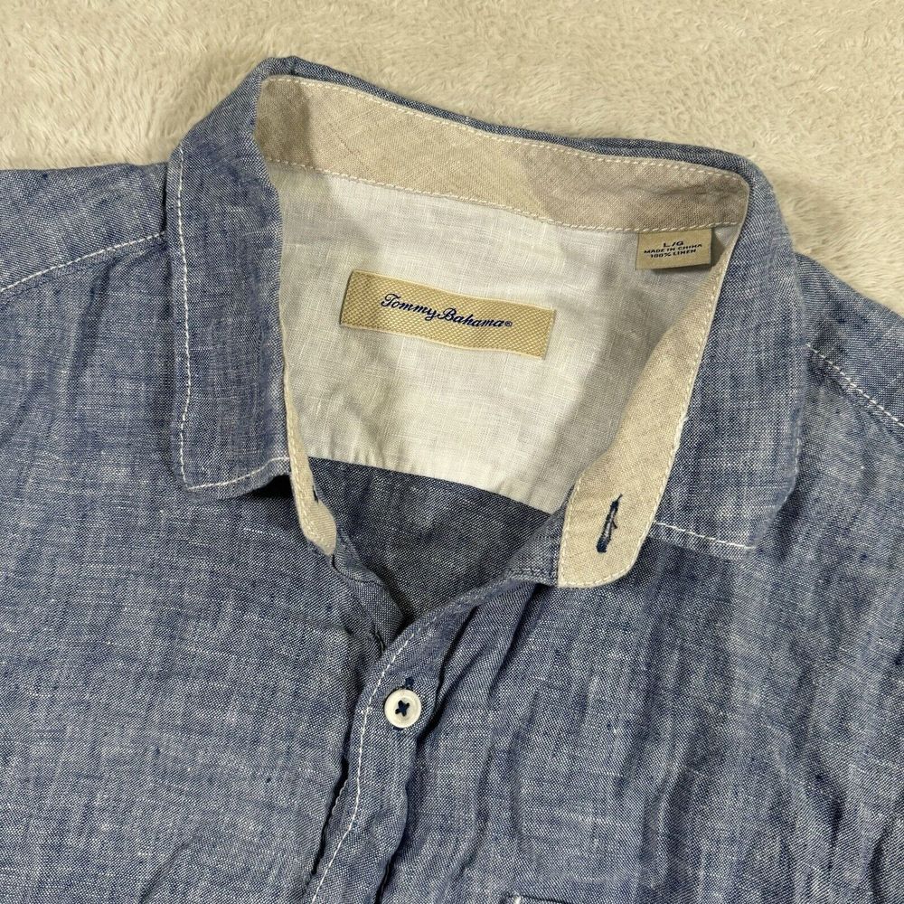 Tommy Bahama Blue Casual Button Down Shirt